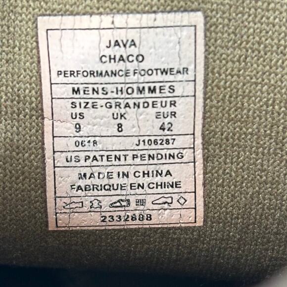 Chaco Men's Dixon High Leather Chukka Boots Waterproof Java Brown Size 9 - Picture 9 of 10